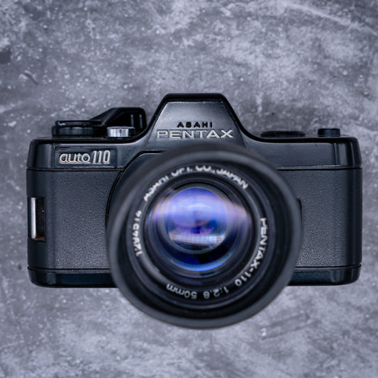 World's Smallest SLR Camera | Pentax Auto 110 Film Camera | + 50mm f/2.8 Lens