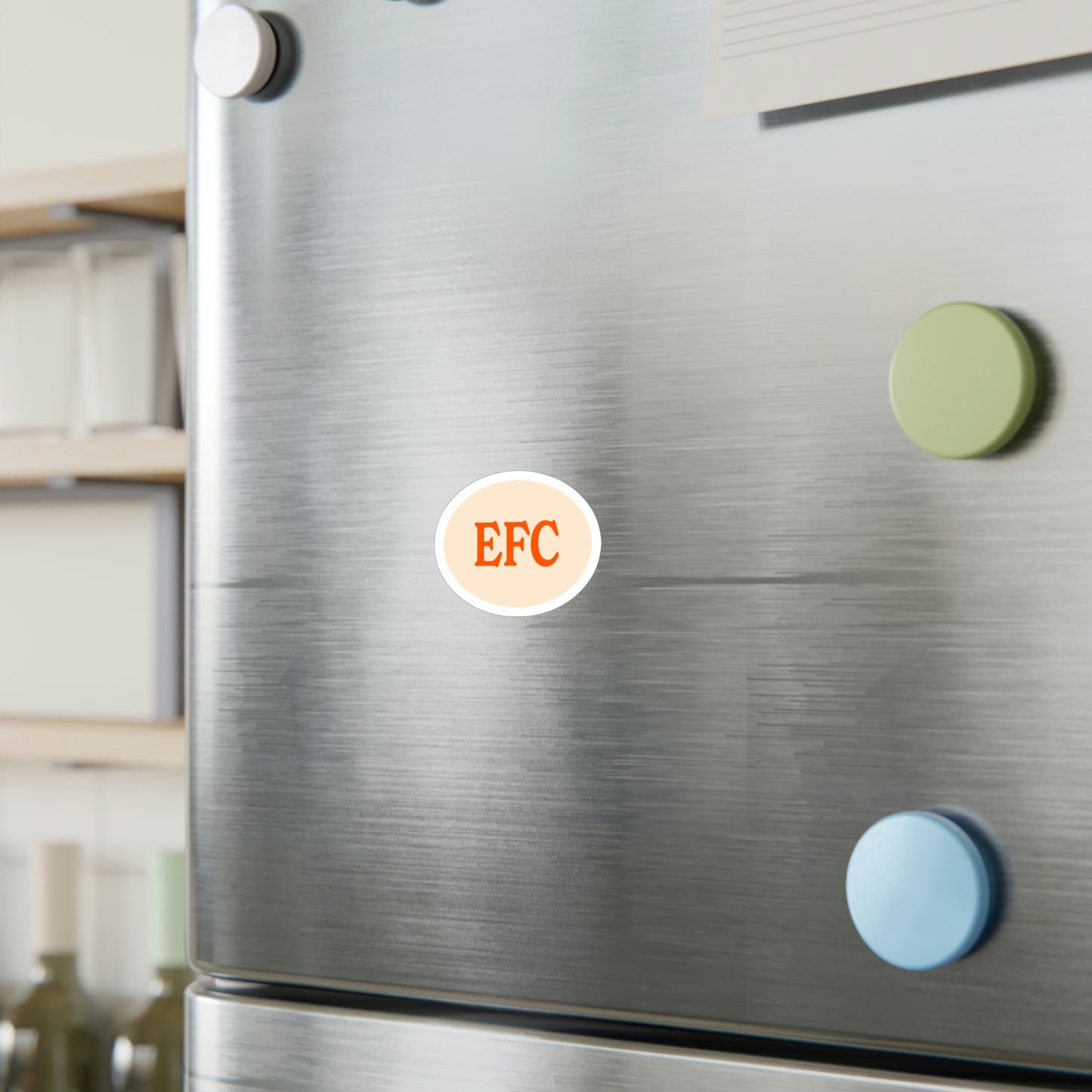 Film Photography Vinyl Sticker - EFC Abbreviation - White