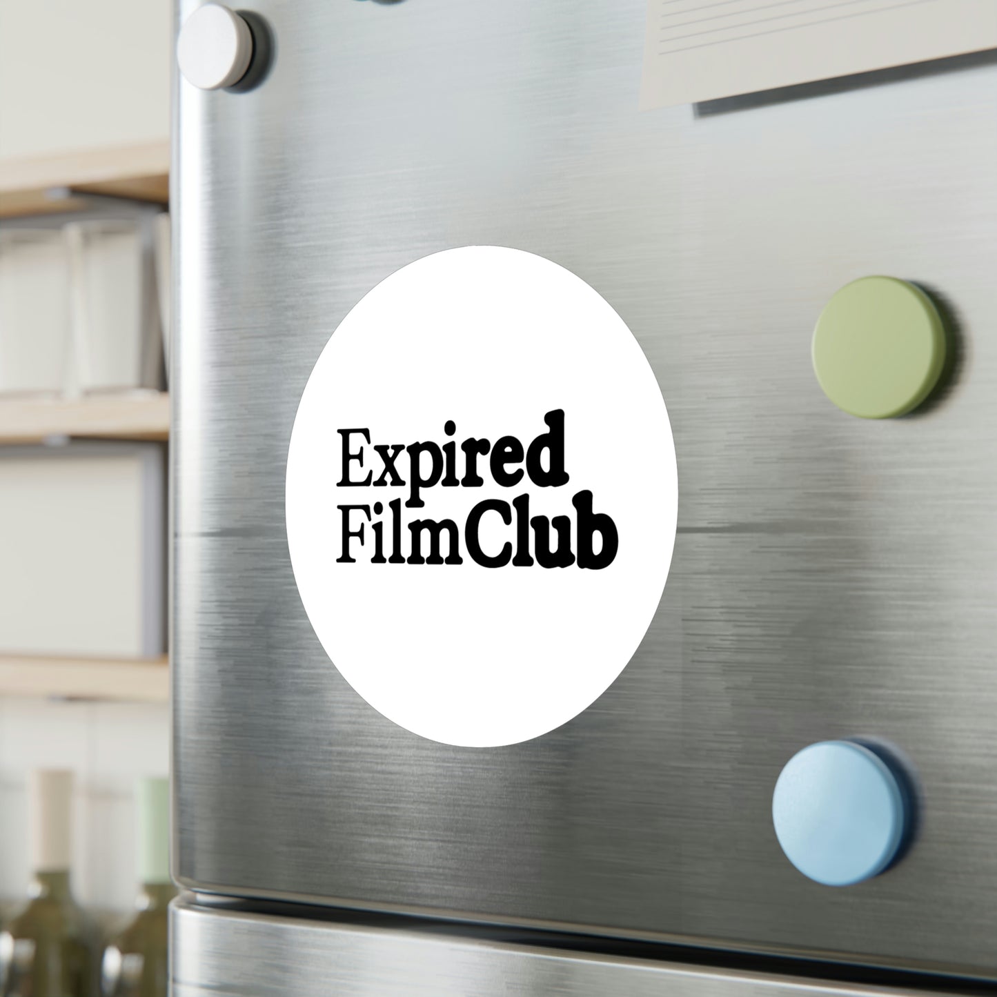 Film Photography Vinyl Sticker - Expired Film Club - White Logo