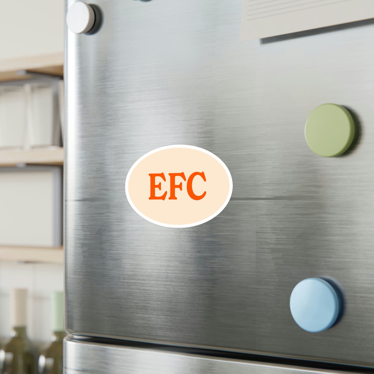 Film Photography Vinyl Sticker - EFC Abbreviation - White