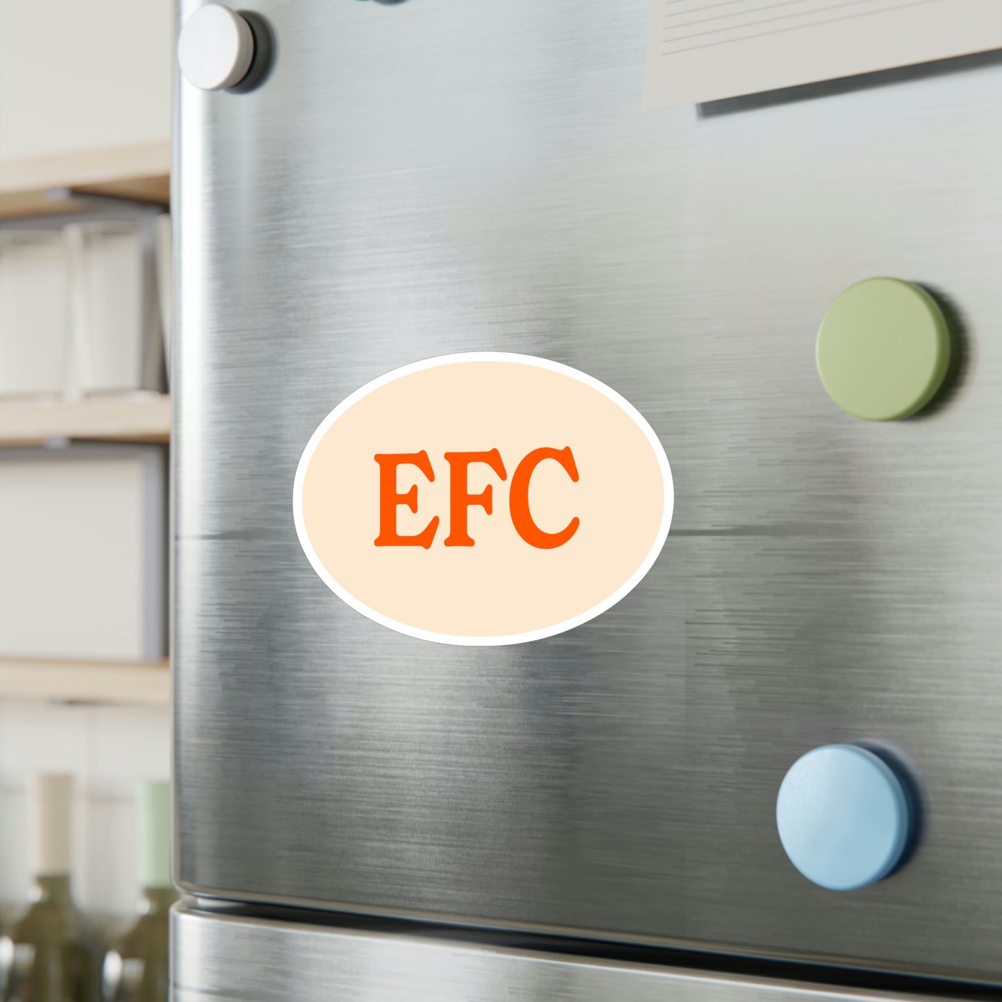 Film Photography Vinyl Sticker - EFC Abbreviation - White