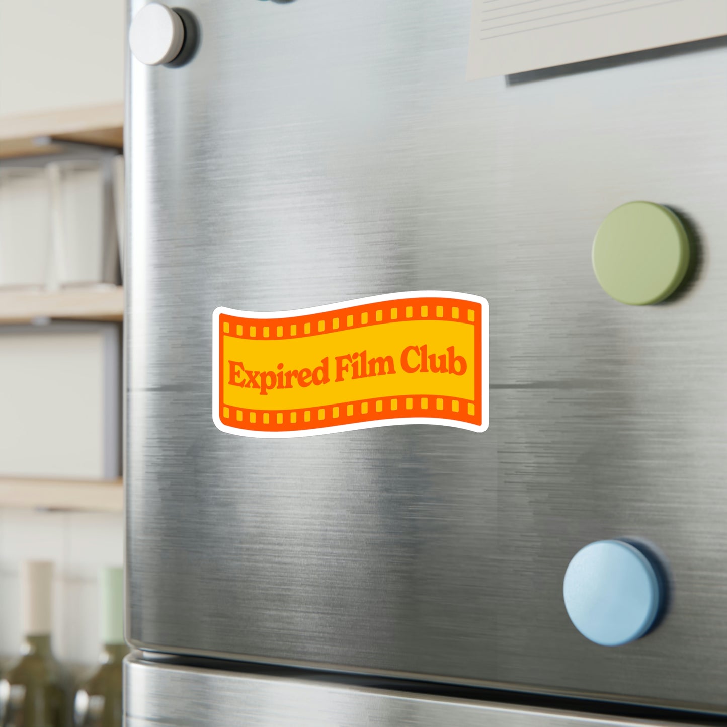 Film Photography Vinyl Sticker - Expired Film Club Vintage Logo