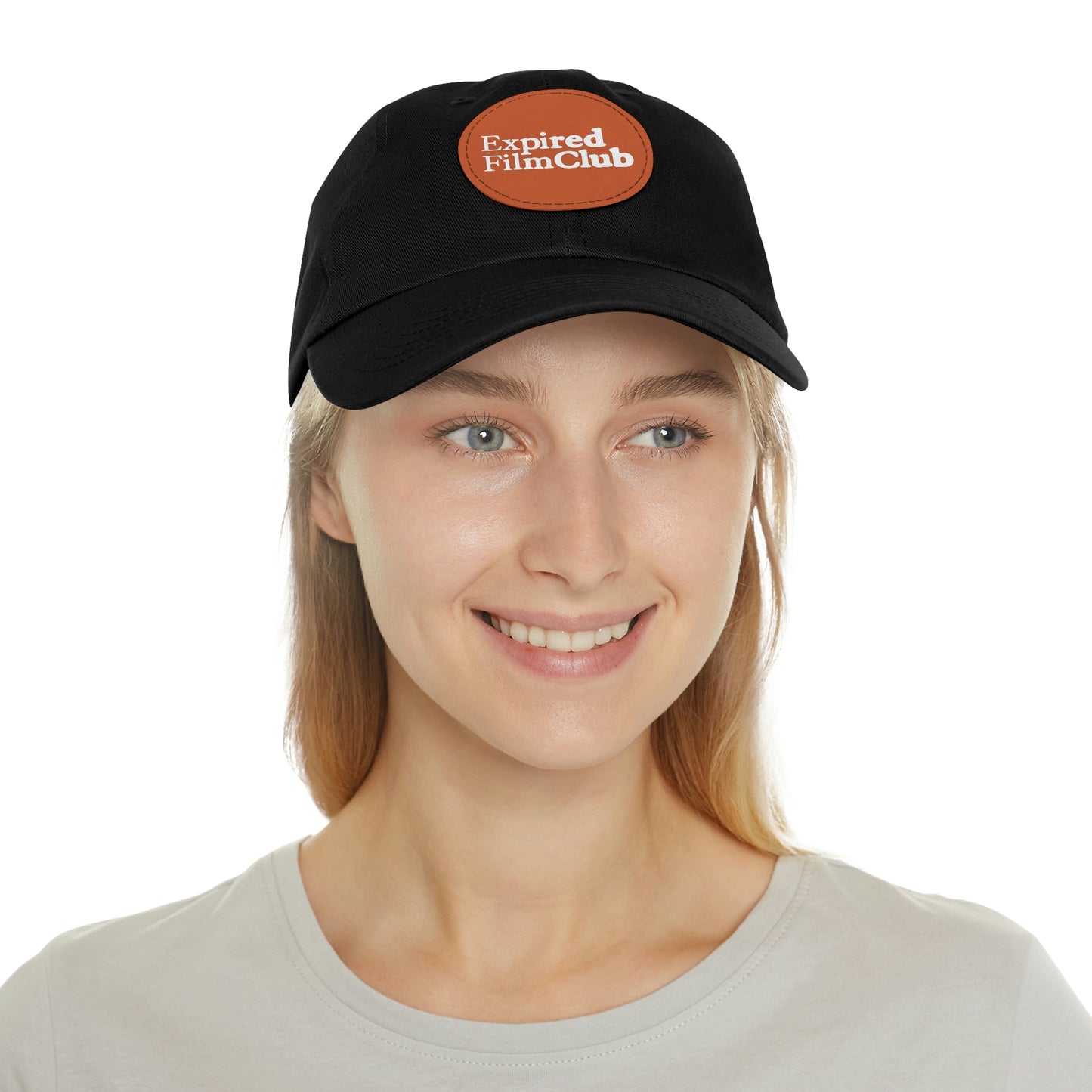 Expired Film Club Logo Hat - Leather Patch (Round)