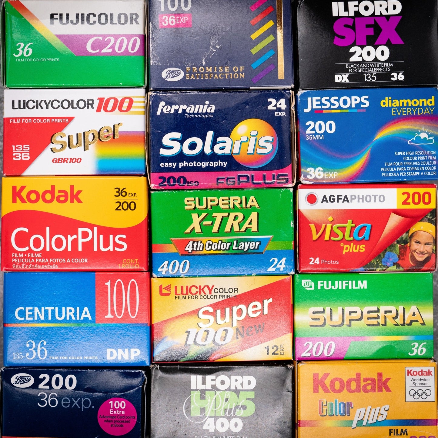 Expired 35mm Film | Lucky Dip Box | Random Rolls Of Expired Film! - Expired Film Club