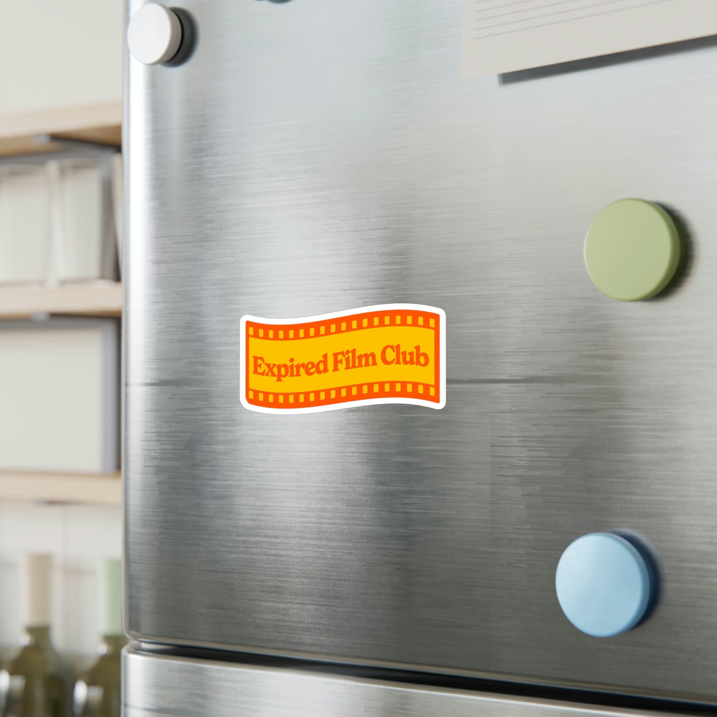 Film Photography Vinyl Sticker - Expired Film Club Vintage Logo