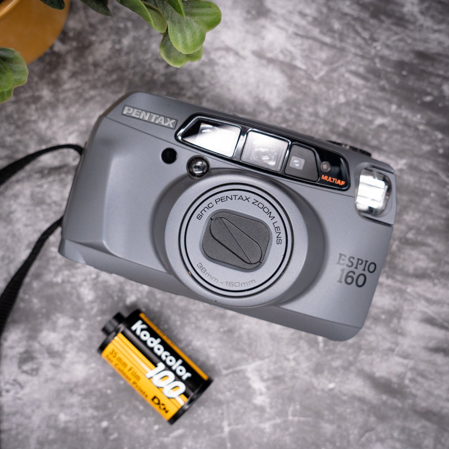 35mm Point & Shoot Film Camera Kit | Pentax Espio 160 + Roll Of Expired Film + Original Case