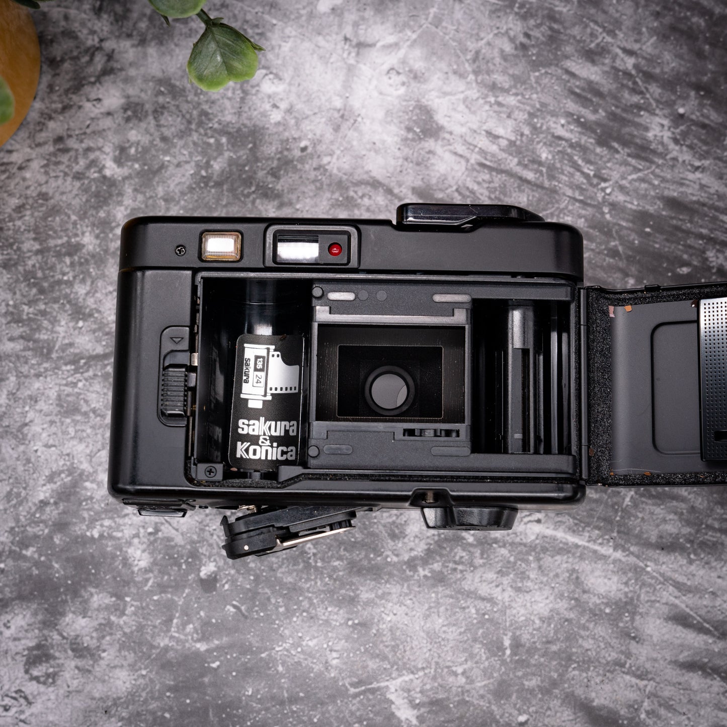 35mm Point & Shoot Film Camera Kit | Konica Pop + Roll Of Expired Film, Carry Case