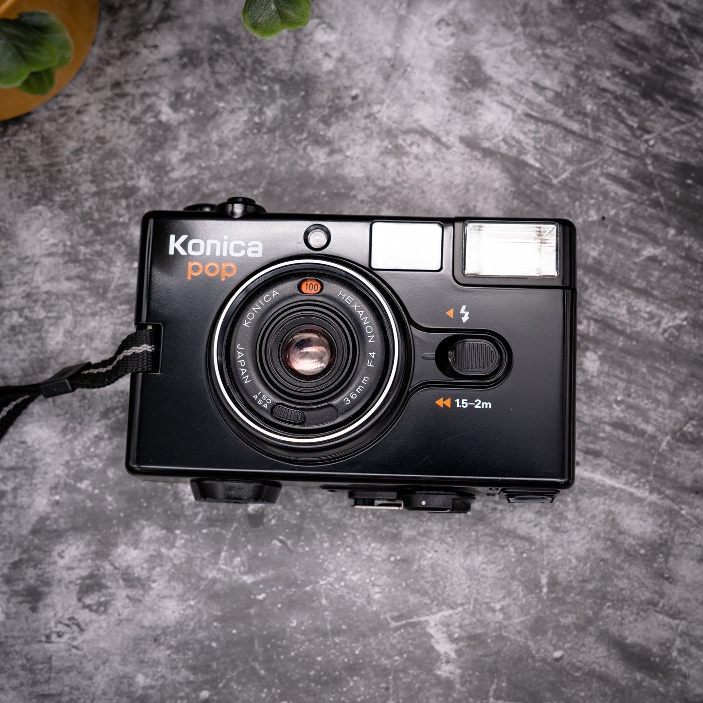 35mm Point & Shoot Film Camera Kit | Konica Pop + Roll Of Expired Film, Carry Case