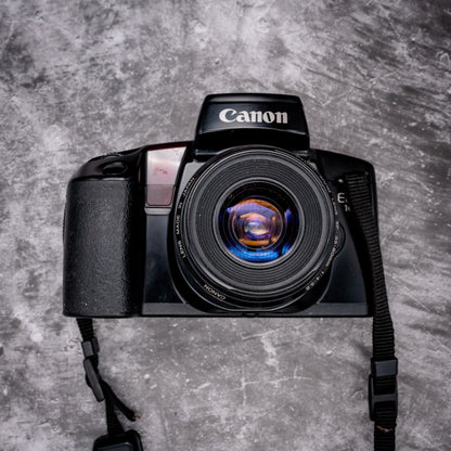 35mm Film Camera Kit | Canon EOS 100 + 35-80mm Lens, Roll Of Expired Film, Original Strap