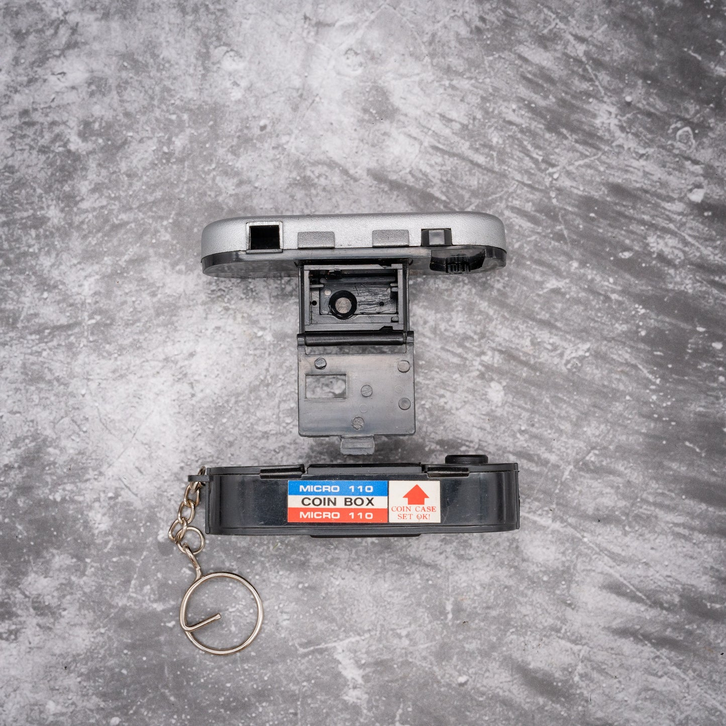Micro 110 Film Camera | Manada RX110 Keychain/Coin Box Camera + Roll Of Expired Film,