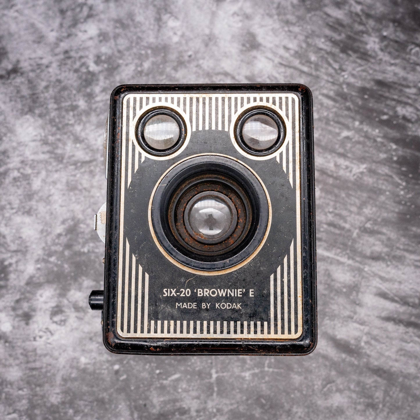 Vintage Film Camera Kit | Kodak Six-20 Brownie E + Roll Of Expired Film