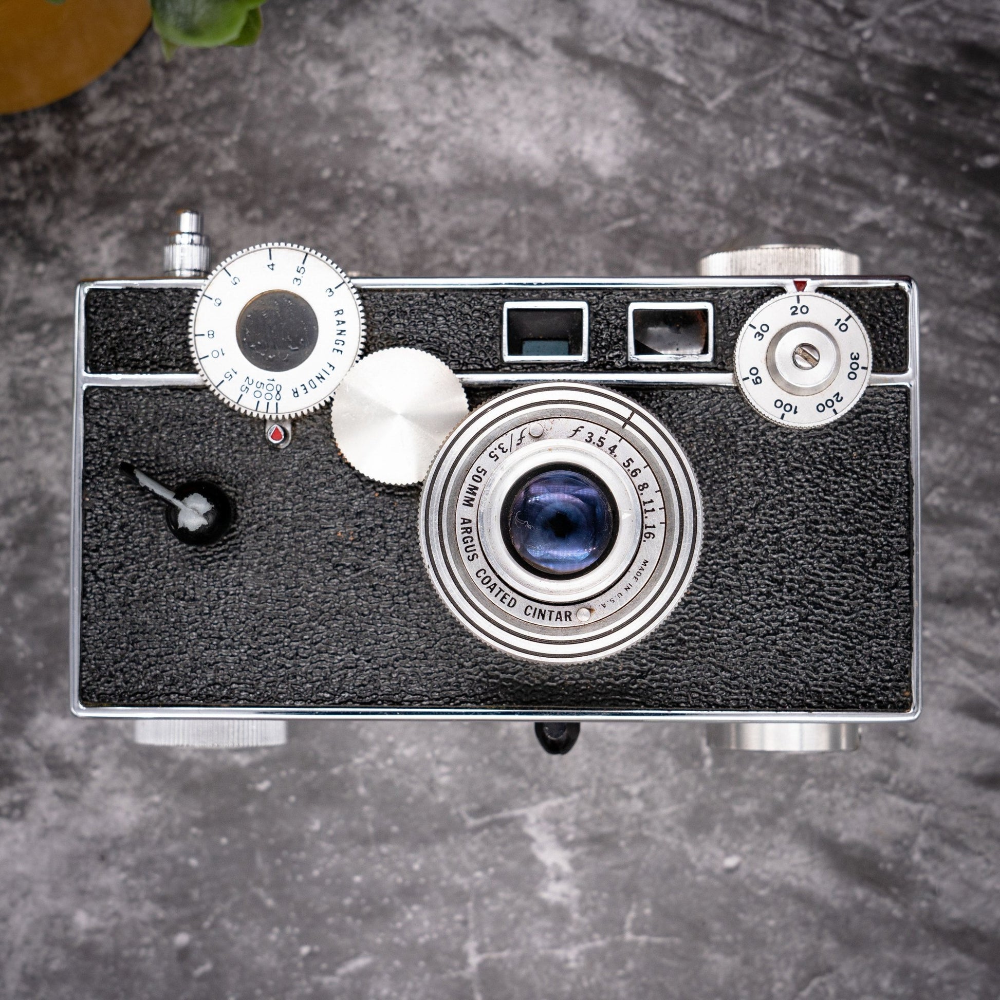 35mm Film Camera Kit | Argus C3 + Roll Of Expired Film, Original Leather Case - Expired Film Club