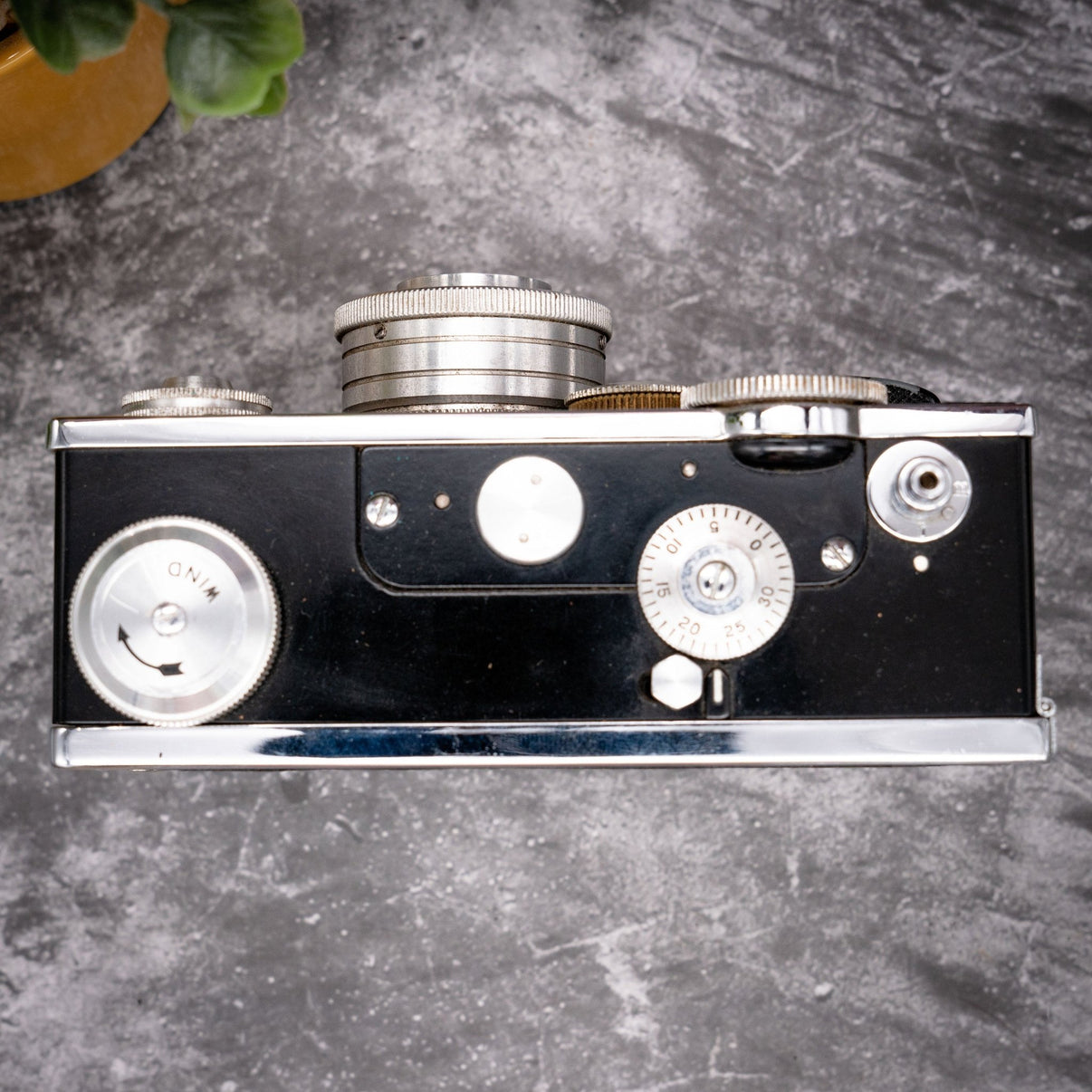 35mm Film Camera Kit Argus C3 + Roll Of Expired Film, Original Leath