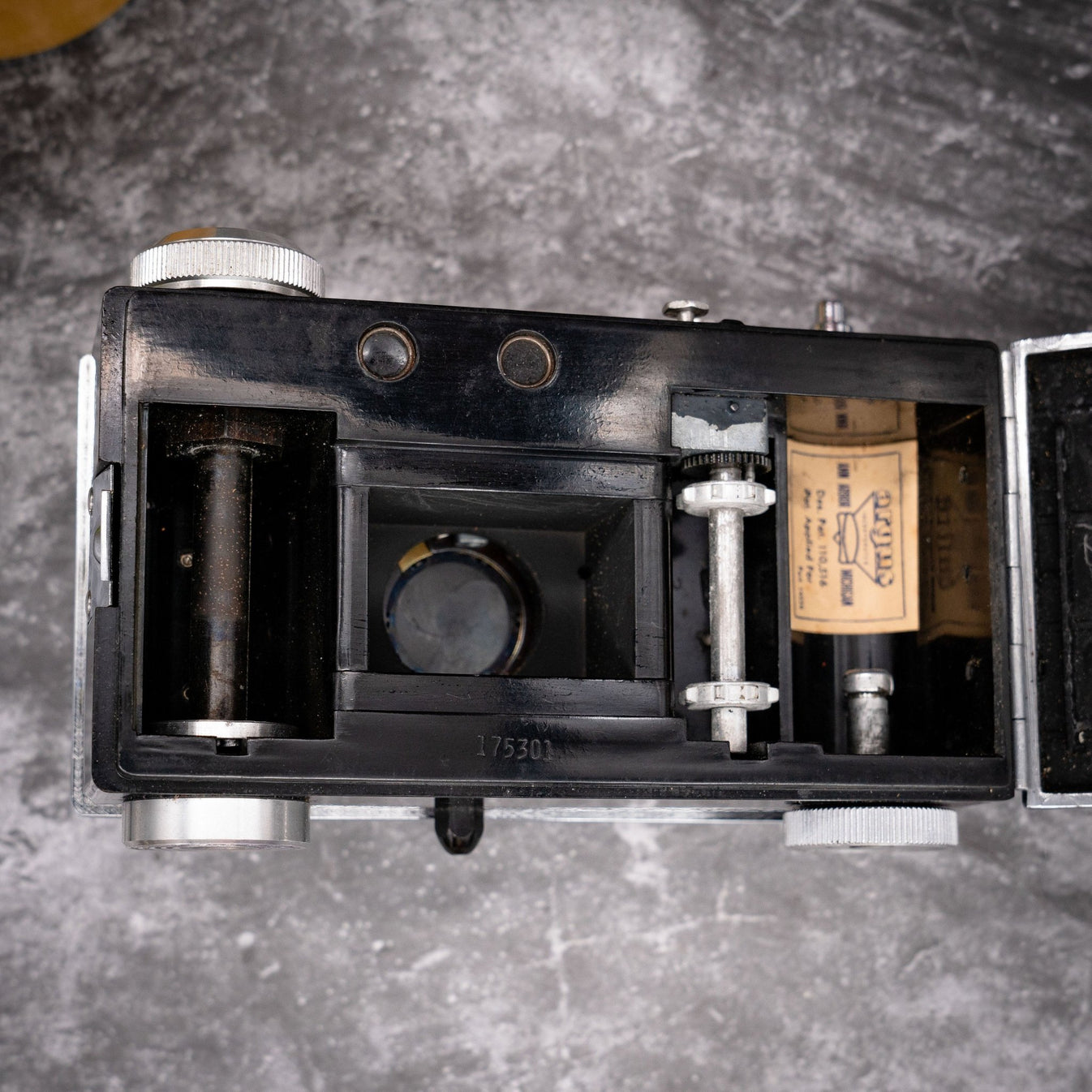 35mm Film Camera Kit Argus C3 + Roll Of Expired Film, Original Leath