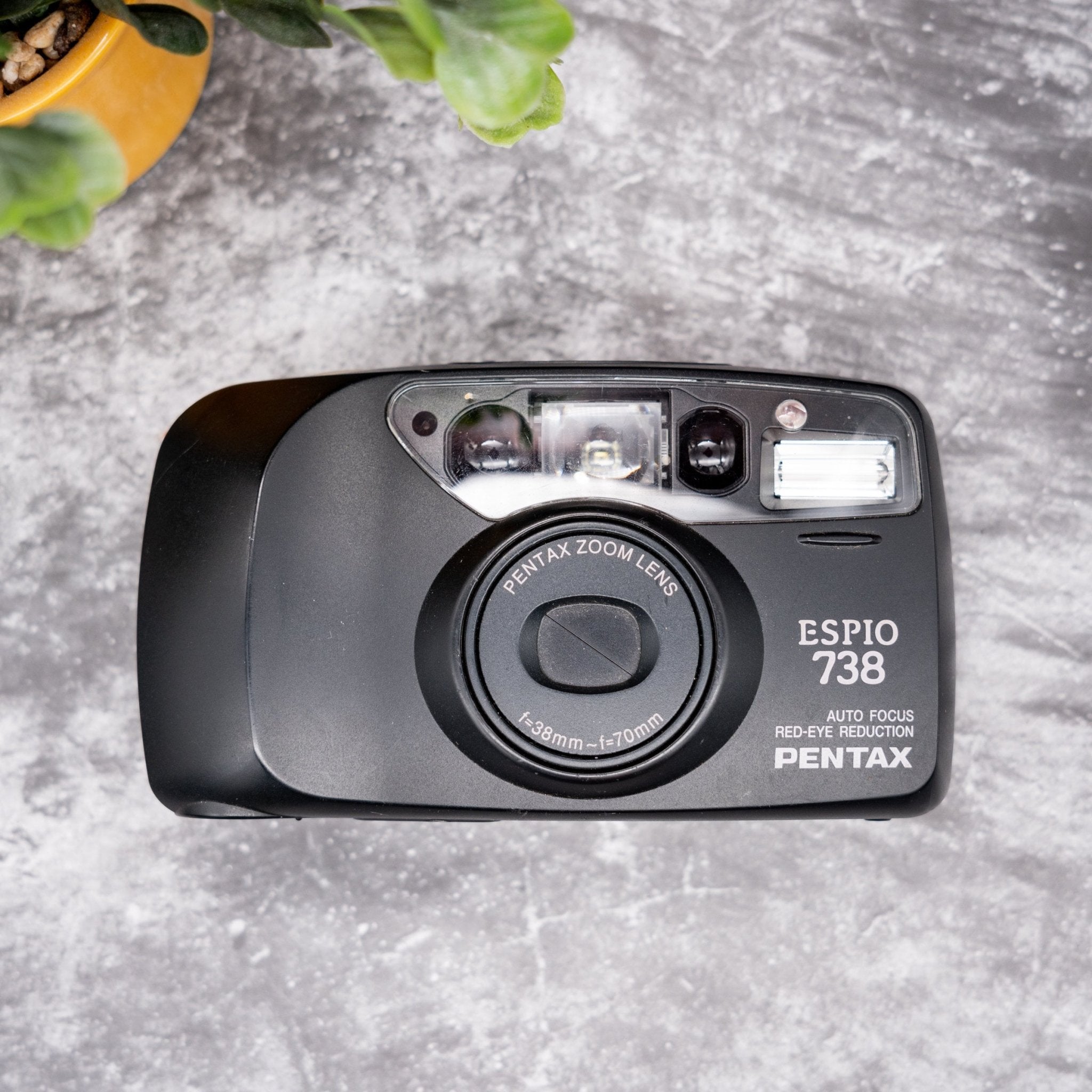 35mm Point & Shoot Film Camera Kit Pentax Espio 738 + Roll Of Expire