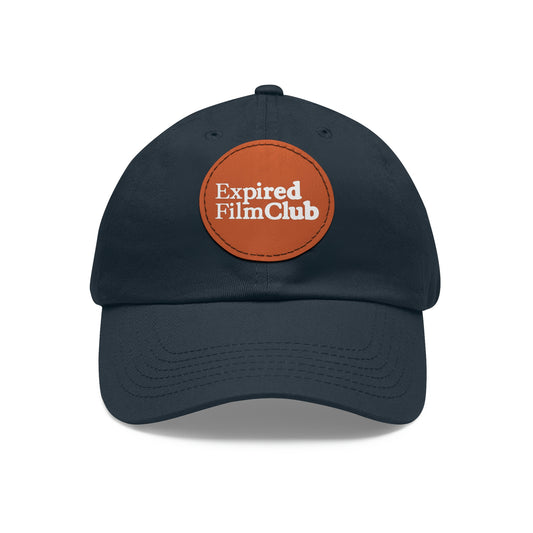 Expired Film Club Logo Hat - Leather Patch (Round)