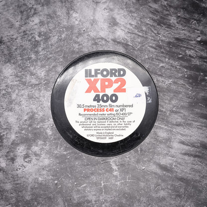 Expired 35mm Film Bulk Tin | Ilford XP2 Exp. 1997 | Sealed In Original Tin
