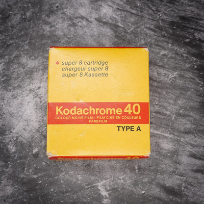 Expired Super 8 Film | Kodachrome 40 | Sealed In Original Box
