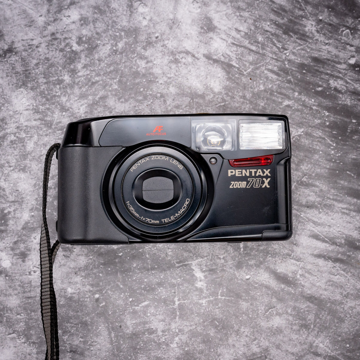 35mm Point & Shoot Film Camera Kit Pentax Zoom 70X + Roll Of Expire