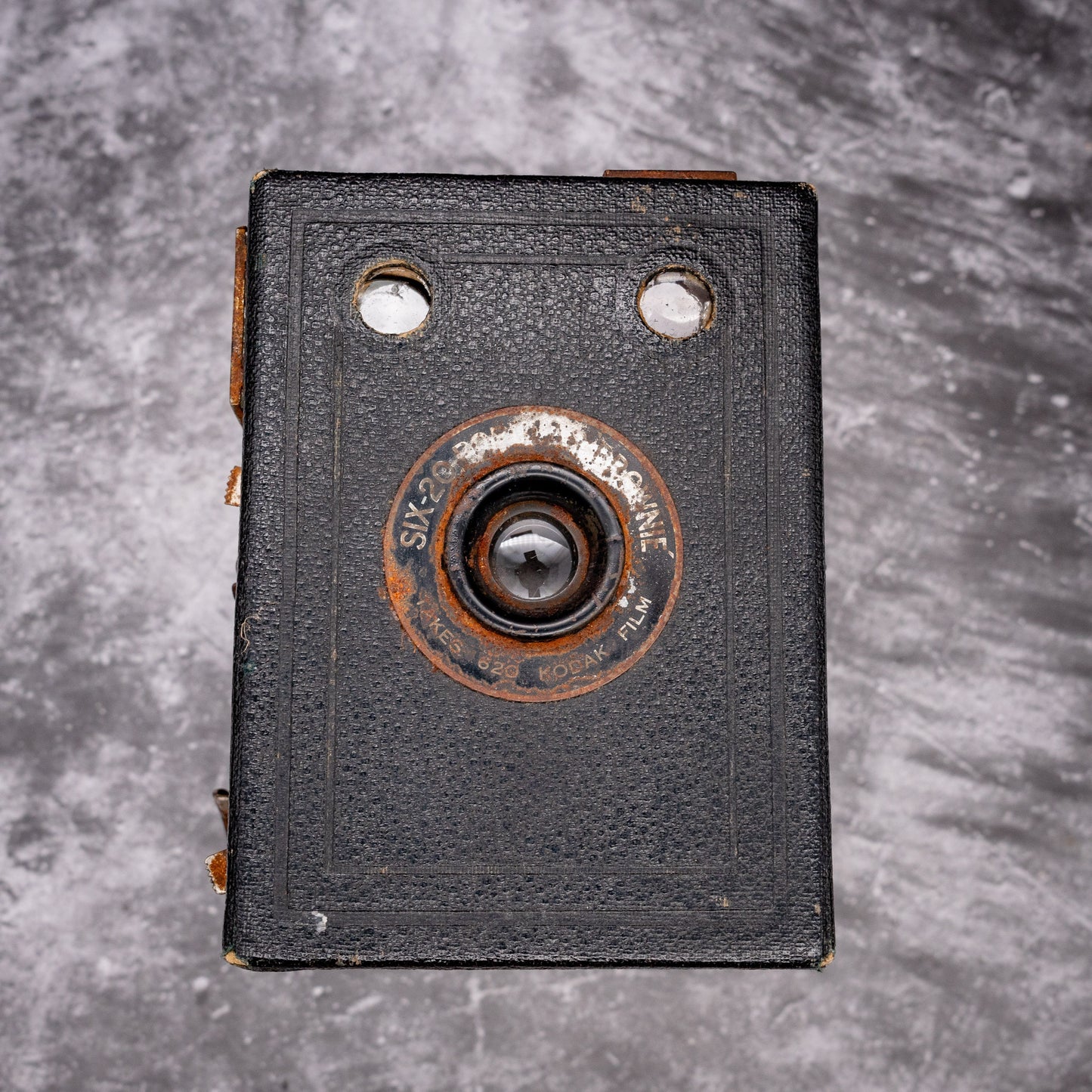 Vintage Film Camera Kit | Kodak Six-20 Popular Brownie + Roll Of Expired Film