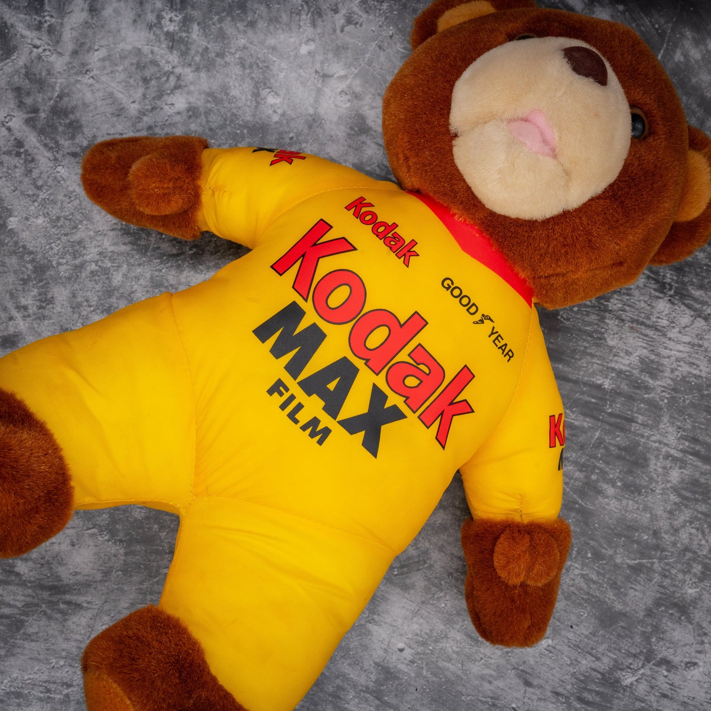 Vintage Kodak Max NASCAR Stuffed Bear